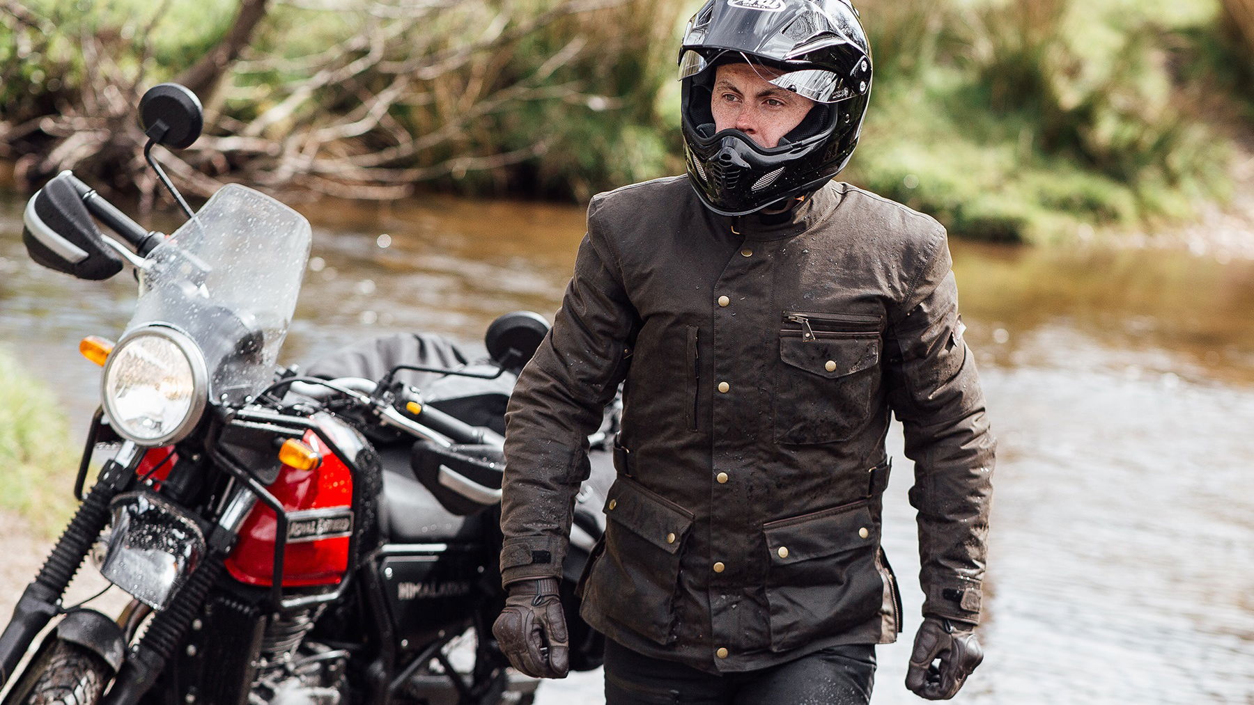 Monty Royal Enfield Lifestlyle River Crossing